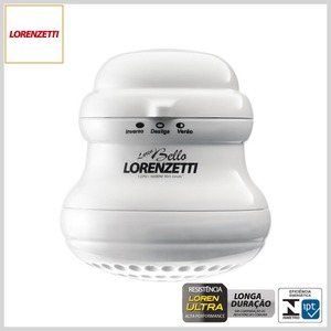 Chuveiro Elétrico 3Temp LorenBello Ultra (Branco)